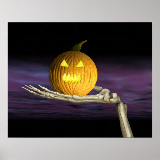 Jack-o-Lantern-Halloween-Poster Poster