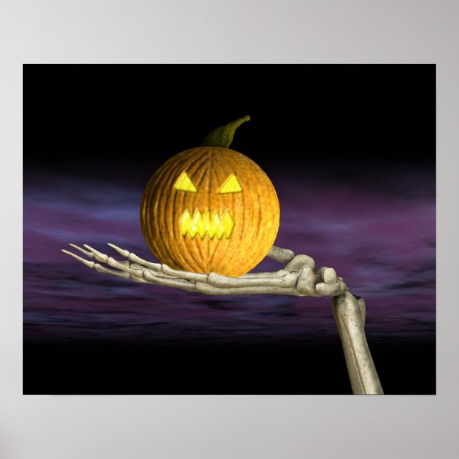 Jack-o-Lantern-Halloween-Poster Poster (Framsidan)