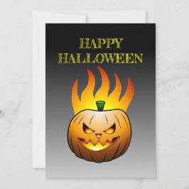 Jack-o-lantern Halloween-pumpa Inbjudningar