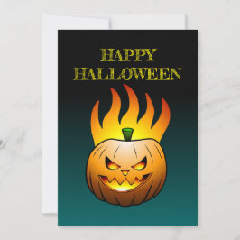 Jack-o-lantern Halloween-pumpa Inbjudningar