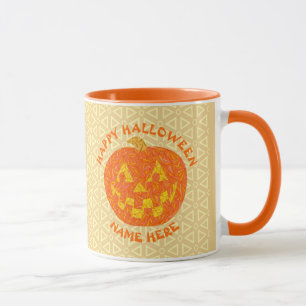 Jack o lantern Halloween Pumpkin Personlig Mugg
