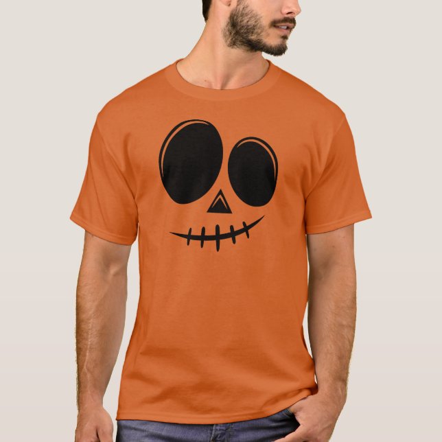 Jack o lantern Halloween Pumpkin T-Shirt (Framsida)