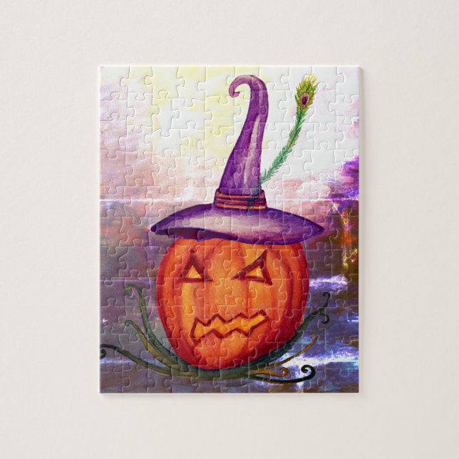 Jack o lantern Halloween Puzzle Pussel (Vertikal)