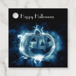 jack-o-lantern i regnet gåvor etiketter