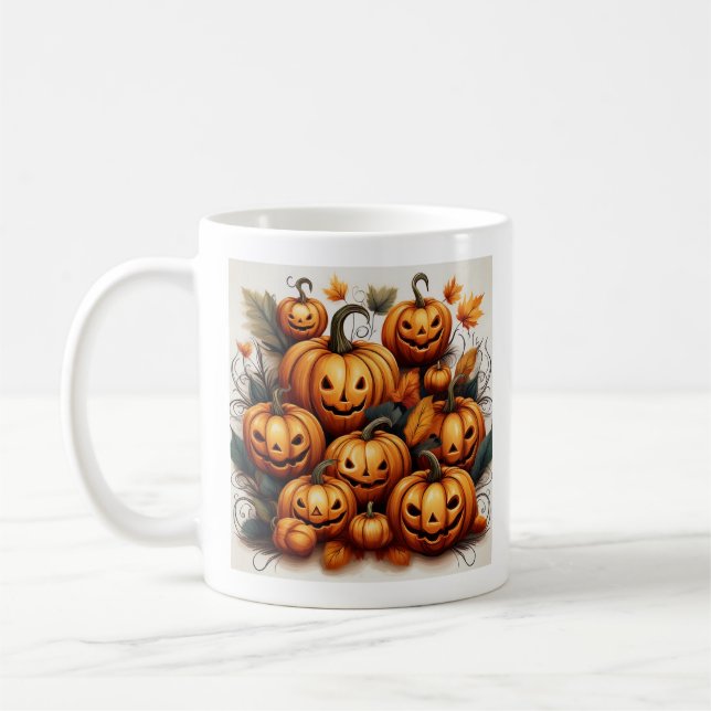 Jack o lantern kaffemugg (Vänster)