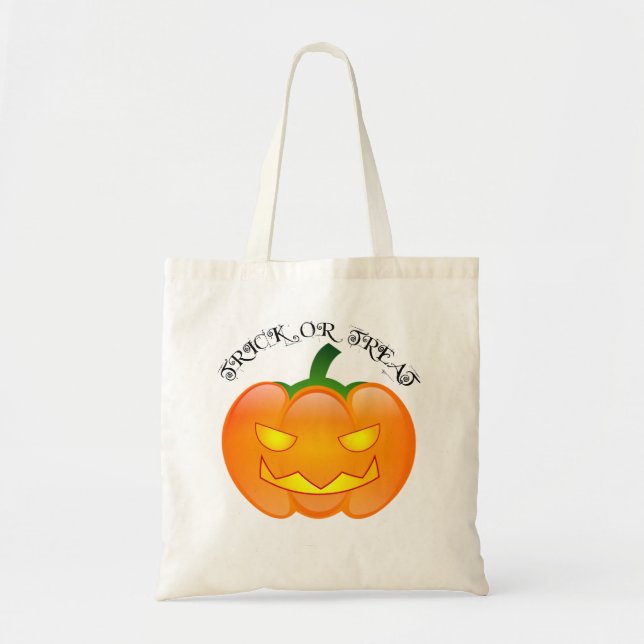jack o lantern - Kids Halloween Bag Tygkasse (Framsidan)