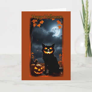 Jack-O-Lantern-klump-Halloween-kort Kort