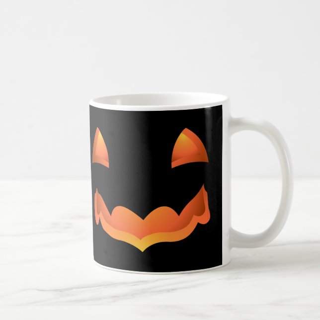 Jack-o-lantern Kopp Halloween Pumpkin Mugg / Kopp (Höger)