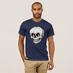 Jack O Lantern Kranium Halloween Gotisk T Shirt