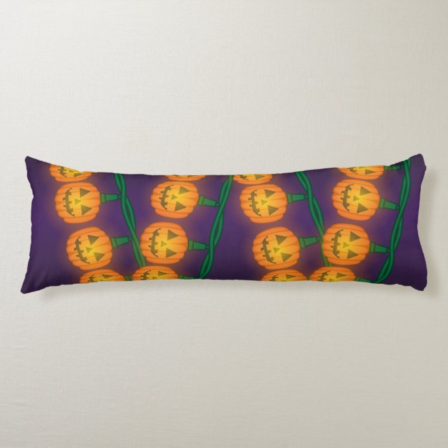 Jack O Lantern-ljus Kroppskudde (Framsidan)