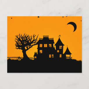 jack o lantern Manor Vykort
