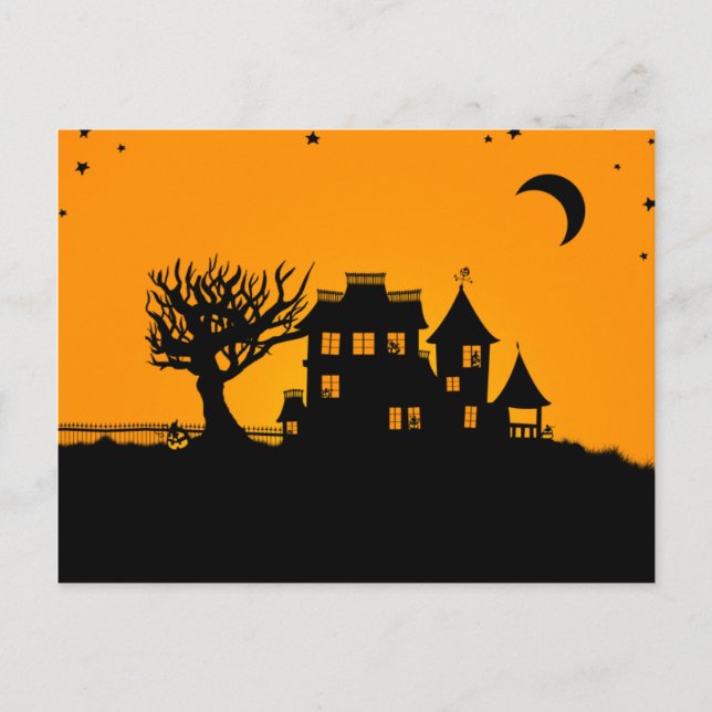 jack o lantern Manor Vykort (Framsida)