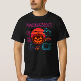 Jack-O’-Lantern Neon Halloween Clothes Unisex T Shirt