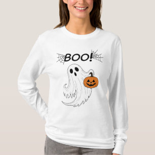 Jack-o’ lantern och A White Ghost Boo Halloween T Shirt