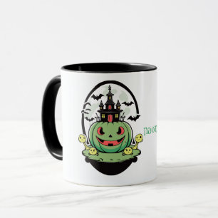 Jack o lantern och hemlig mansion mugg