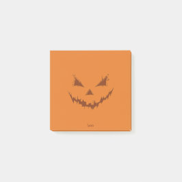 Jack o lantern Orange Post-it Block