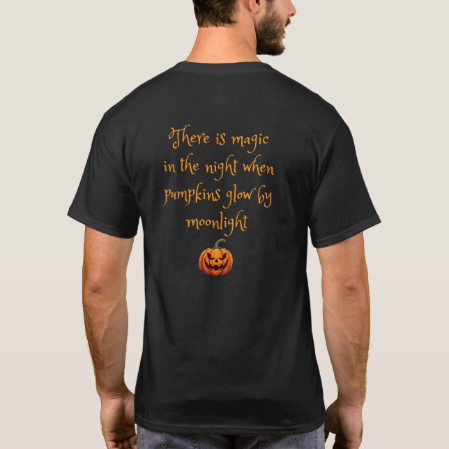 Jack-o-lantern Ord T Shirt (Baksida)