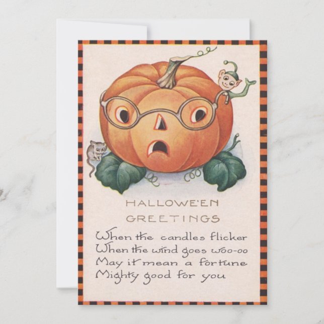 Jack O Lantern Pumpa Alv Mus Dikt (Framsida)