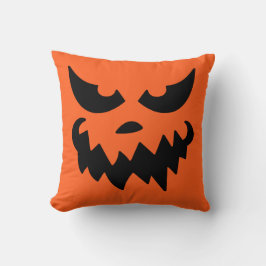 Jack O Lantern Pumpa Ansikte Kastkudde Kudde