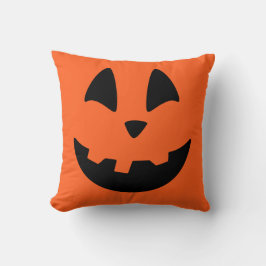 Jack O Lantern Pumpa Ansikte Kastkudde Kudde