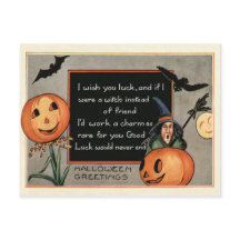 Jack O Lantern Pumpa Häxa Fladdermus Uggla