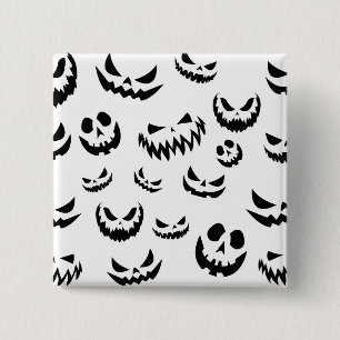 Jack o lantern Pumpkin Ansikte Black and White Knapp