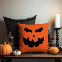 Jack o lantern Pumpkin Ansikte Dekorativ kudde