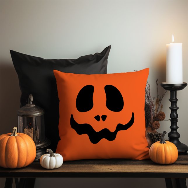 Jack o lantern Pumpkin Ansikte Dekorativ kudde (Skapare uppladdad)