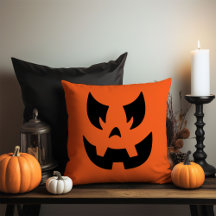 Jack o lantern Pumpkin Ansikte Dekorativ kudde