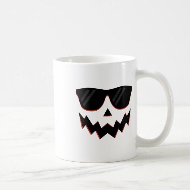 Jack o lantern Pumpkin Ansikte Hallowen Costume Su Kaffemugg (Höger)