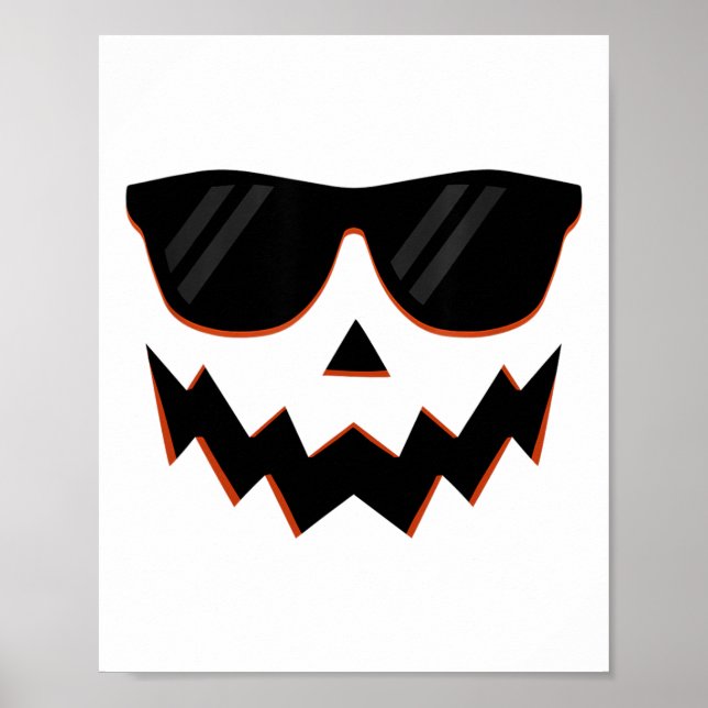 Jack o lantern Pumpkin Ansikte Hallowen Costume Su Poster (Framsidan)