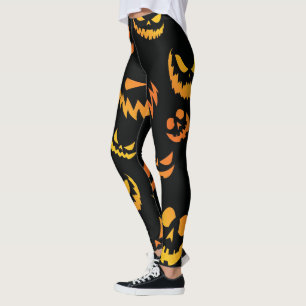 Jack o lantern Pumpkin Ansikte Leggings