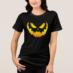 Jack o lantern Pumpkin Ansikte-övertoning T Shirt