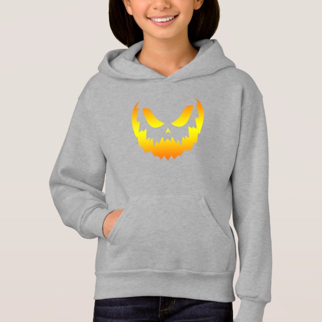 Jack o lantern Pumpkin Ansikte-övertoning T Shirt (Framsida)