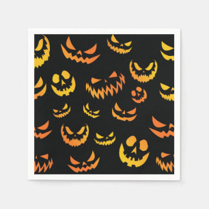 Jack o lantern Pumpkin Ansikte Pappersservett