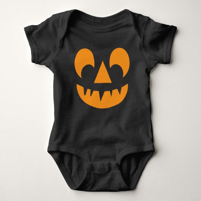 Jack o lantern Pumpkin Ansikte T Shirt (Framsida)