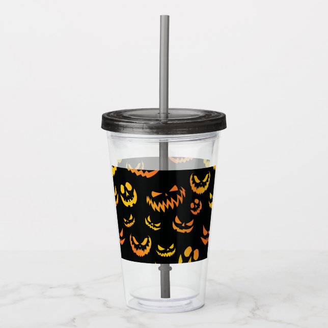 Jack o lantern Pumpkin Ansikte Take Away Mugg (Framsida)