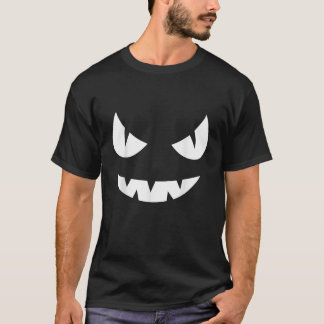 Jack O Lantern Pumpkin Face Funny Halloween Costum T Shirt