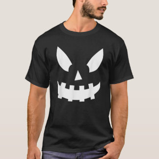 Jack O Lantern Pumpkin Face  T Shirt