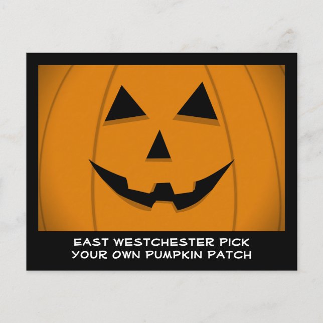 Jack-O-Lantern Pumpkin Graphic Anpassade Flyer (Framsidan)