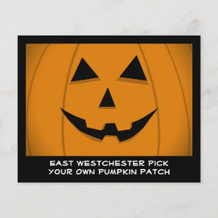 Jack-O-Lantern Pumpkin Graphic Anpassade Flyer