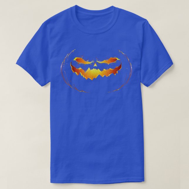 Jack o lantern Pumpkin Halloween T-Shirt (Design framsida)
