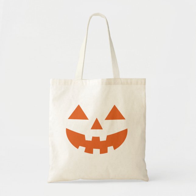 Jack o lantern Pumpkin Halloween Tygkasse (Framsidan)