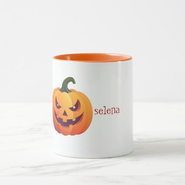 Jack o lantern Pumpkin Mugg (Center)