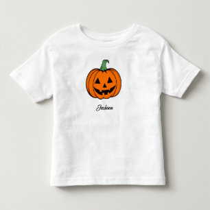Jack o lantern Pumpkin Orange Namn Småbarn T-shirt