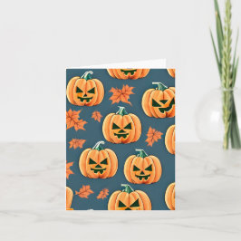 Jack-o'-lantern pumpor kort