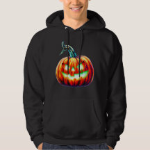 Jack-o-Lantern RETRO Stil Halloween BLACK Hoodie