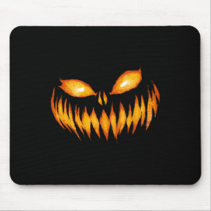 Jack o lantern Scary Carved Pumpkin Ansikte Hallow Musmatta
