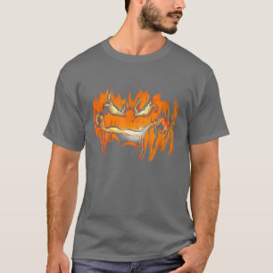 Jack o lantern Scary Carved Pumpkin Ansikte Spooky T Shirt