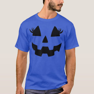 Jack O Lantern Scary Carved Pumpkin Face Halloween T Shirt
